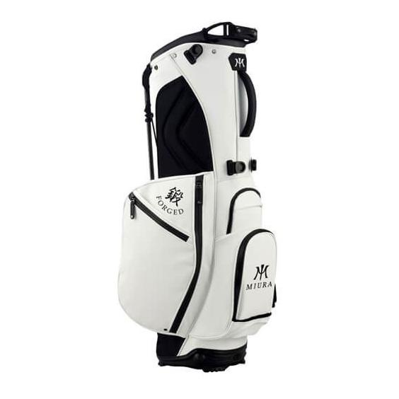 Tas Golf Stand Bag Golf Miura Forged White