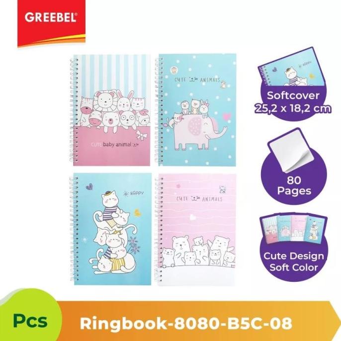 

TBMO GREEBEL RING BOOK 8064 A5C / NOTEBOOK SPIRAL / BUKU CATATAN