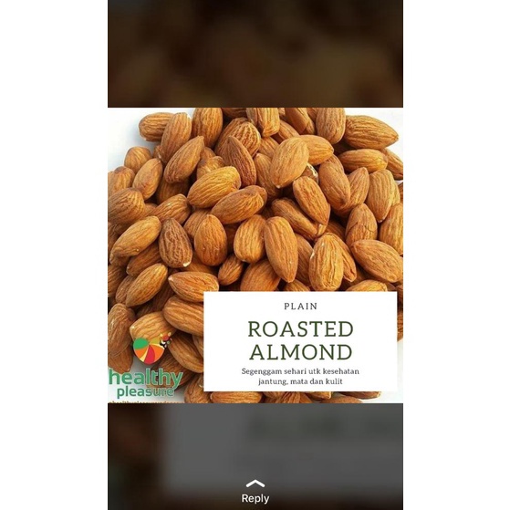 

Jajanan THR WHOLE ALMOND/ RAW 500G 06S