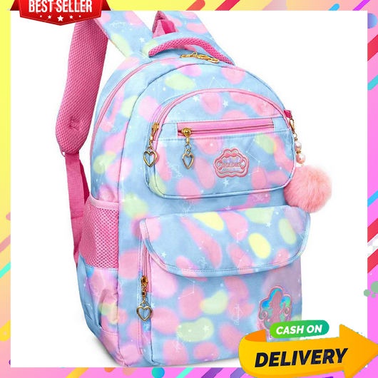 Tas Ransel Anak Perempuan Laki Sd Tk Sekolah Import Karakter Tasgendong Free Botol Minum Dan Kotak J