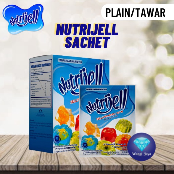 

Menarik.. Nutrijell Jelly Powder Plain 10 GR(1 Dus)/Nutrijel (1 box) JG9