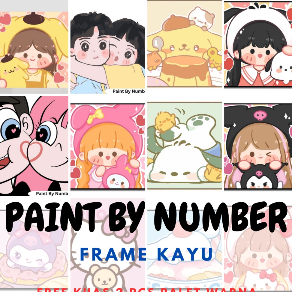 

Miliki Sekarang Paint By Number Kanvas Lukis Canvas DIY Painting PART 2 0FG