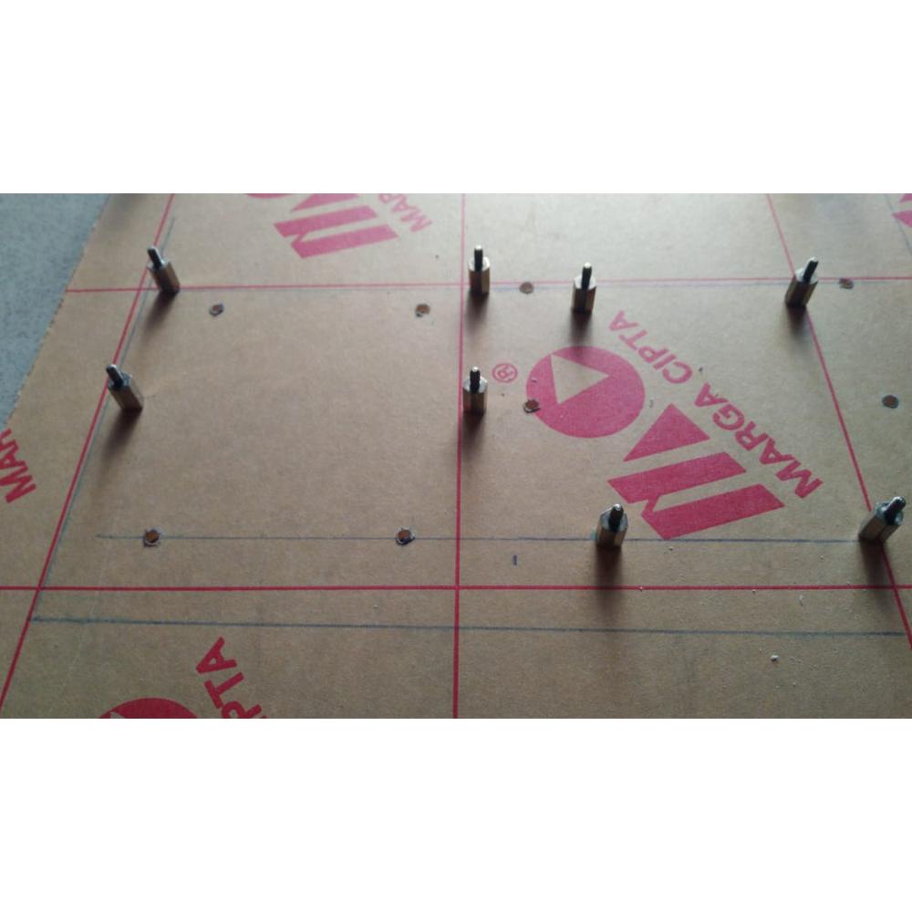 ENA471 Casing Acrylic Micro ATX Custom Open Air Benchtable ITX CPU Komputer Akrilik *