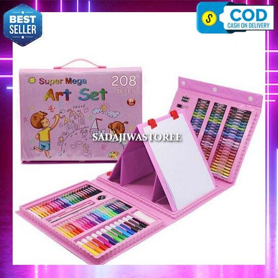 

Crayon Set Anak Colouring Set Krayon Set Pensil Warna Lengkap Alat Mewarnai Anak Perempuan Laki Laki Alat Tulis Anak Tk Sd Perlengkapan Menggambar Alat Melukis Non Toxic Oil Pastel Warna Cerah Drawing Stationary Tidak Be { Omg } 208Pcs Crayon Anak Set