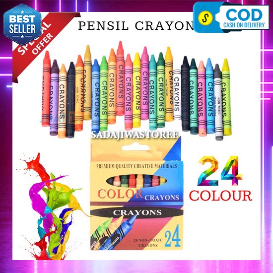 

Crayon Set Anak Krayon Set Oil Pastel Warna Cerah Alat Melukis Non Toxic Tidak Beracun Pensil Warna Lengkap Drawing Stationary Perlengkapan Menggambar Alat Mewarnai Anak Perempuan Laki Laki Colouring Set Alat Tulis Anak Pensil Crayon Isi 24 Warna / Pens