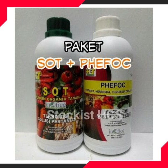 PROMO PAKET PHEFOC + SOT HCS - PUPUK DAN NUTRISI TANAMAN TERMURAH