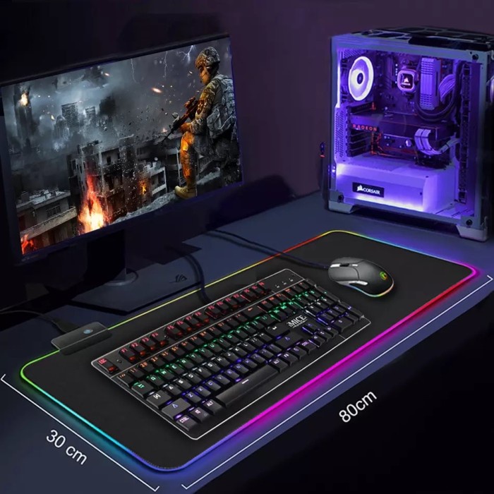 Mousepad Komputer Laptop Tatakan Alas Laptop Keyboard Desk Top