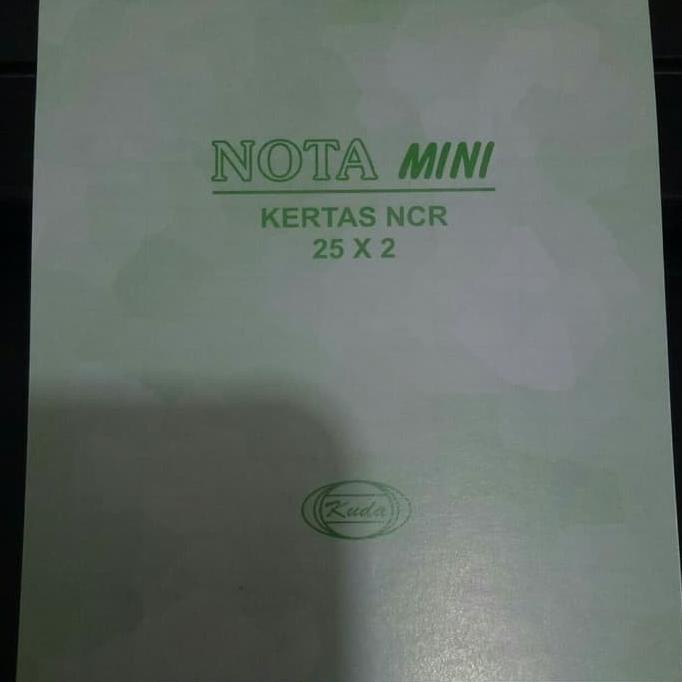 

Buku Nota Mini 2 Ply NCR Kuda 25 x 2 sellanorimart