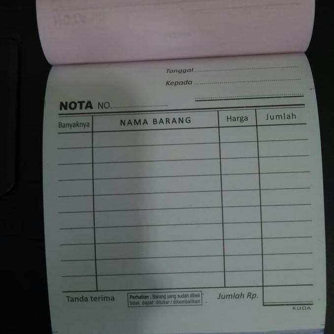 

Buku Nota Mini 2 Ply NCR Kuda 25 x 2