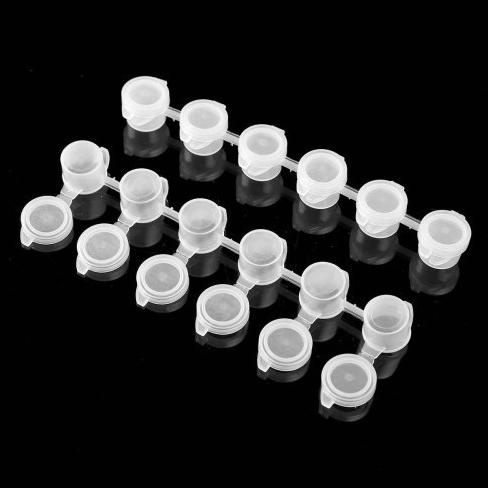 

Pot Plastic Renteng / Wadah Cat / Tempat Cat Kosong 6 x 5ml