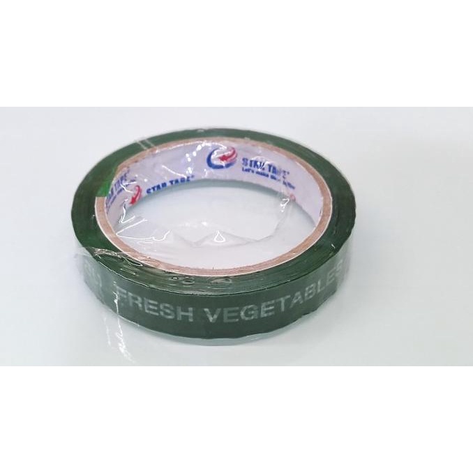 

Isolasi Fresh Vegetables STAR TAPE 18 mm x 50 m sellanorimart