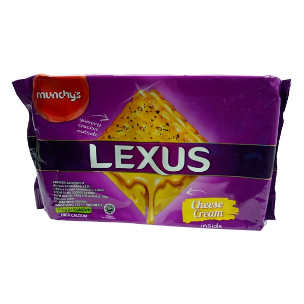 

LEXUS CHEESE CRACKERS 190 GR