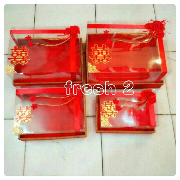 

Terlaris Box Sangjit Bahan Mika Isi 4