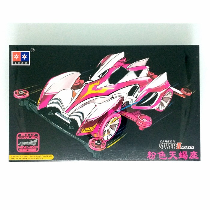 HOT SALE TAMIYA MINI 4WD MERK DAXING SHINING SCORPION PREMIUM PINK TERBARU