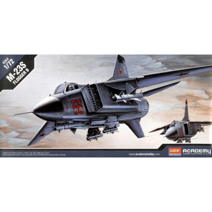 HOT SALE MOKIT ACADEMY 12445 MIG-23S FLOGGER-B 1/72 MIG 23 FLOGGER TERMURAH