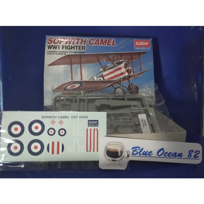 HOT SALE ACADEMY 1/72 - SOPWITH CAMEL - BRITISH WWI FIGHTER - PESAWAT PERANG TERBARU