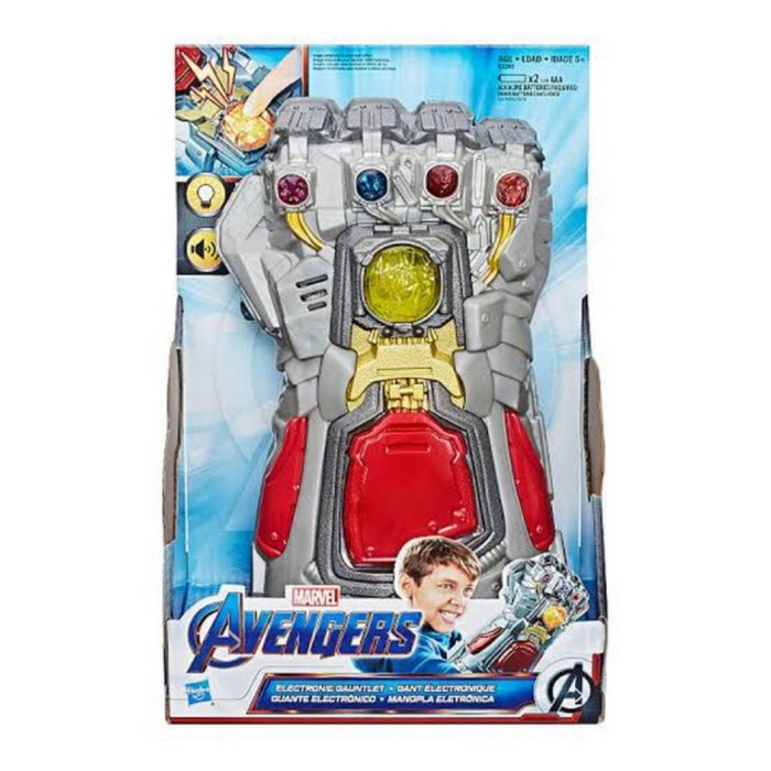 DISKON SPESIAL HASBRO AVENGERS ELECTRONIC GAUNTLET TANGAN THANOS SUARA LAMPU ORIGINAL TERMURAH