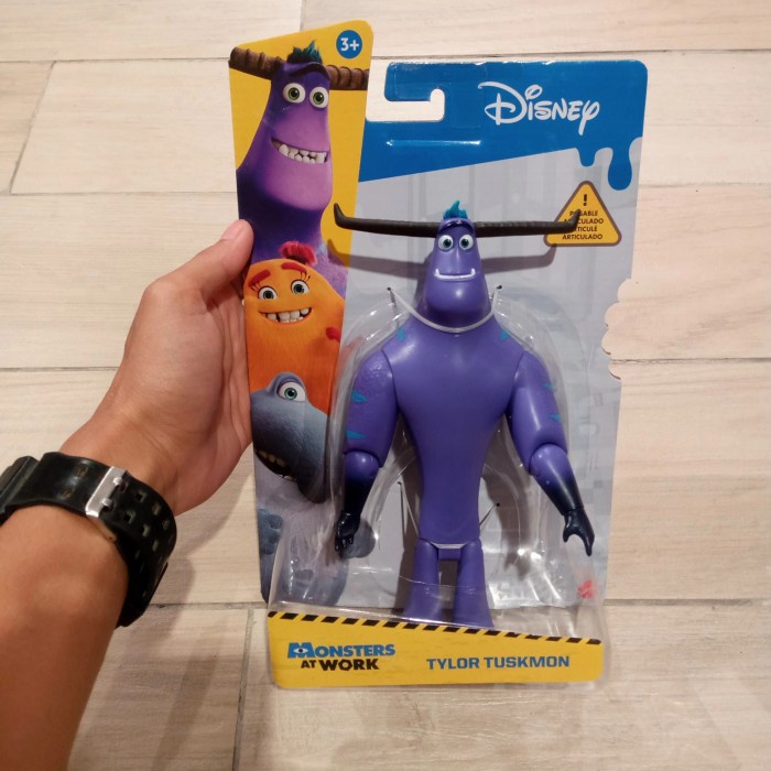 PROMO MONSTERS AT WORK PIXAR DISNEY PIXAR KARAKTER FIGURE MONSTER AT WORK TERLARIS