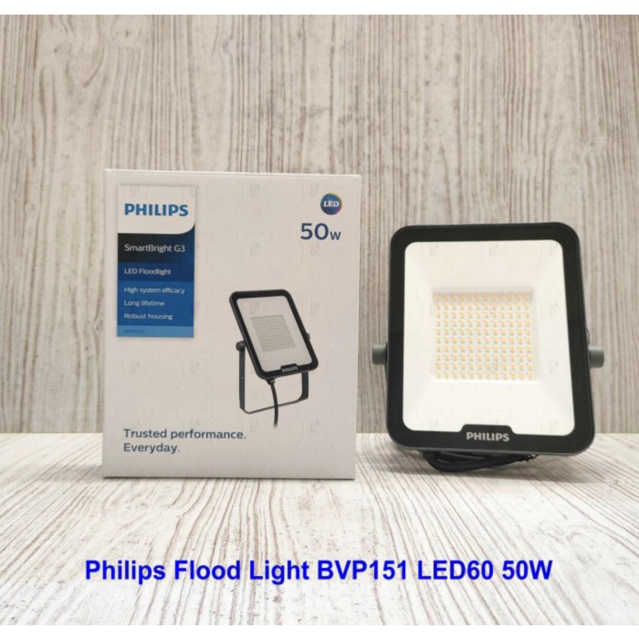 Lampu sorot led philips 50 watt 50w philips BVP161 floodlight led 50w