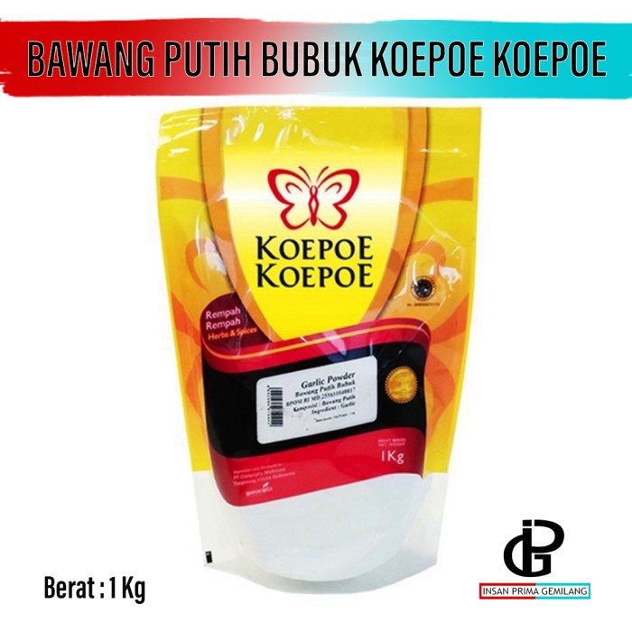

Bawang Putih Bubuk 1 Kg Koepoe Koepoe / Garlic Powder