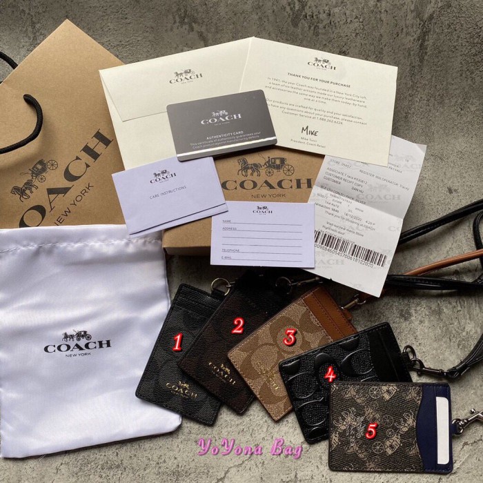 

Lanyard Coach Signature Work Id Card Holder / Kartu Kerja / Name Tag