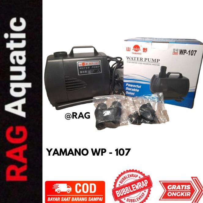 Pompa Yamano Wp 107 Air Kolam Ikan Celup Pump Wp107 Power Head 5 Meter