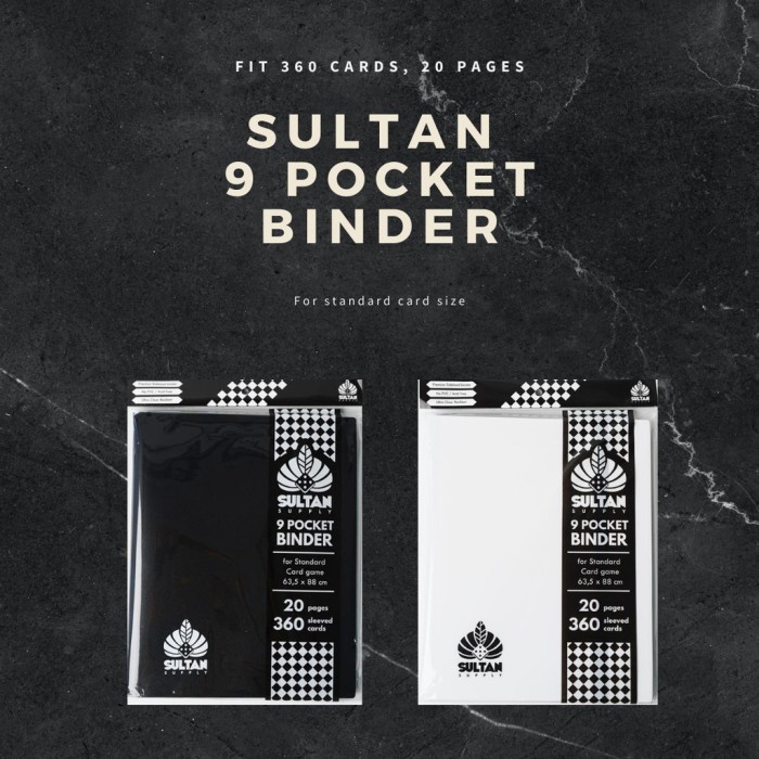 

Sultan 9 Pocket Binder Tempat Kartu Card Game