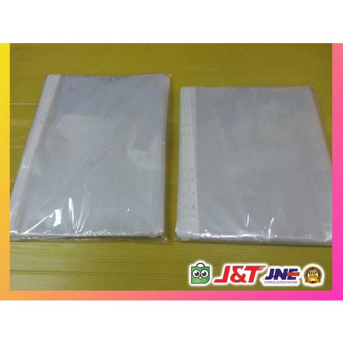 

Pp Pocket Non Merk Clear Folio 0,06 Mm Pak Isi 100 Sheet