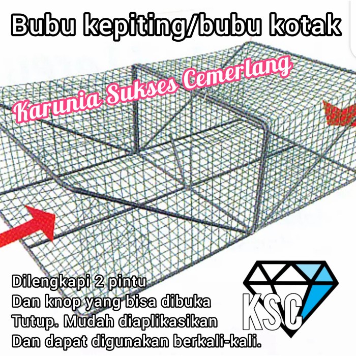 Terlaris Bubu Kepiting / Perangkap / Jebakan Kepiting