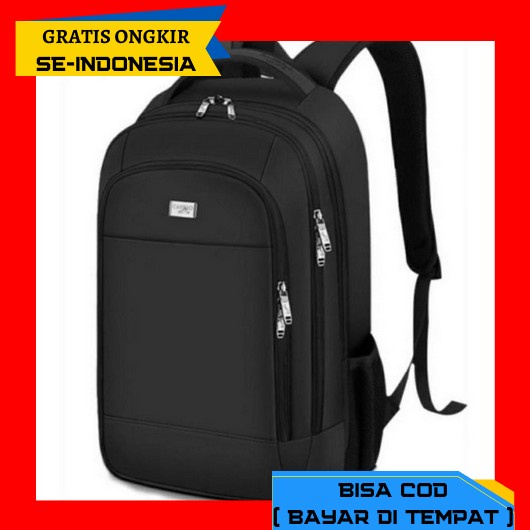 Tas Ransel Pria Simple Adjustable Best Seller Terbaik Casual Tebal F0R2 Traveling Multifungsi Promo 