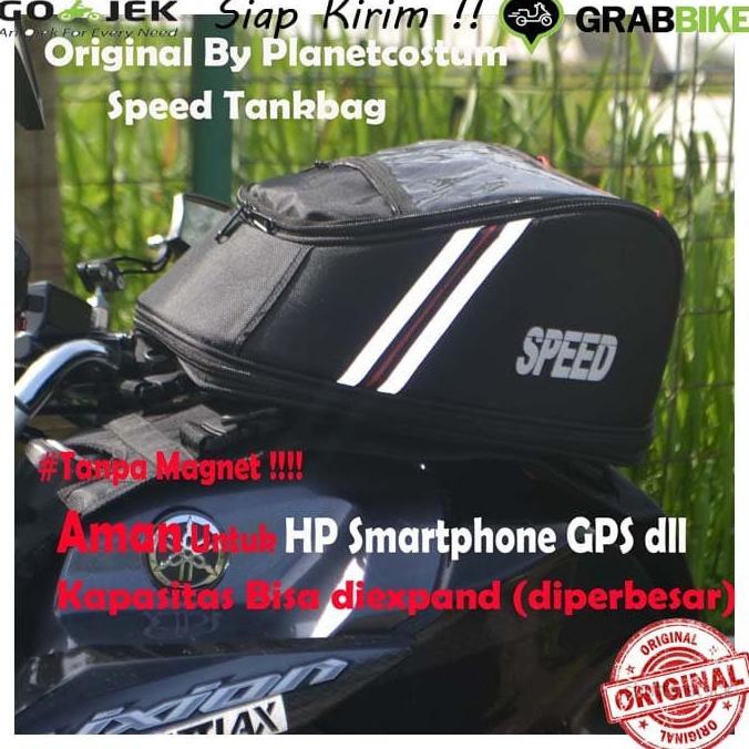 TANKBAG SPEED PLANETCOSTUM UNTUK MOTOR HONDA CB 150 R / TAS TANGKI / T