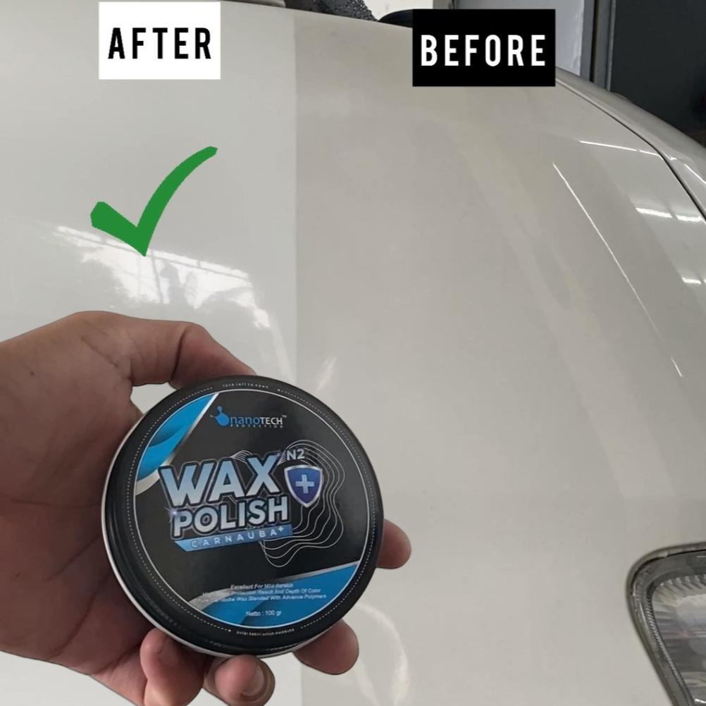 Terkini Wax Polish - Nanotech Protection - Carnauba Wax - Pengkilap Mobil - Pengkilap Motor - Wax Mo