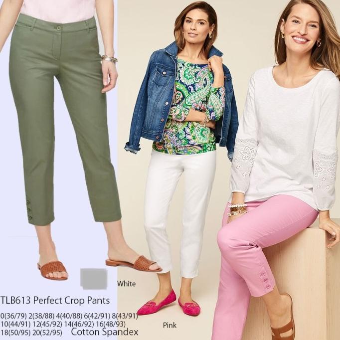 TALBOT 613 PERFECT CROP PANTS Pants Celana Wanita Branded