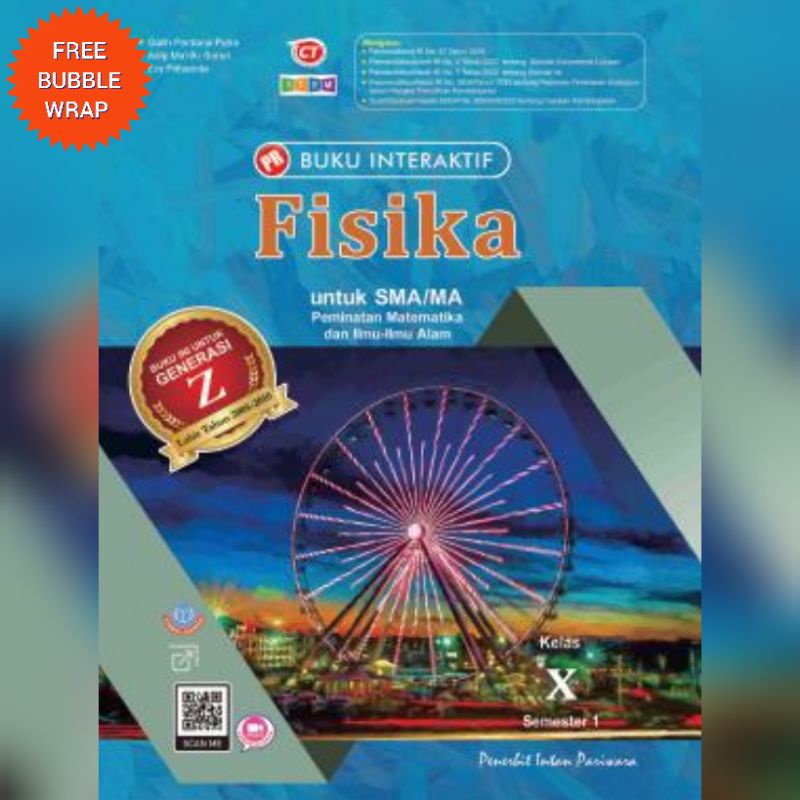 

BUKU LKS PR INTERAKTIF K13 FISIKA SMA KELAS 10 SEMESTER 1 TAHUN 2023 PENERBIT INTAN PARIWARA