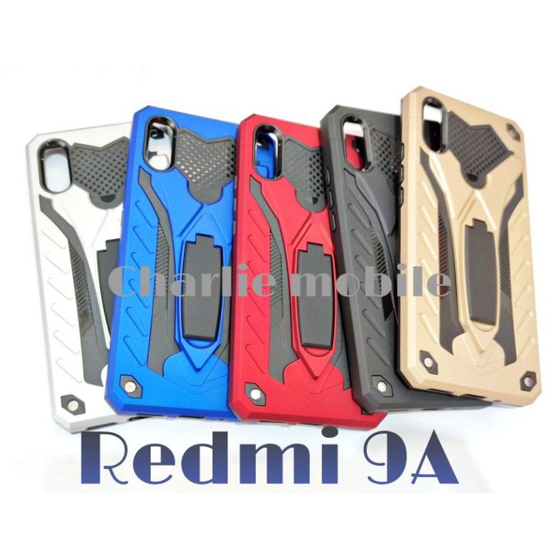 Grosir Case Xiaomi Redmi 9 9A 9C Hard Case Robot Style Phantom Case Standing Armor