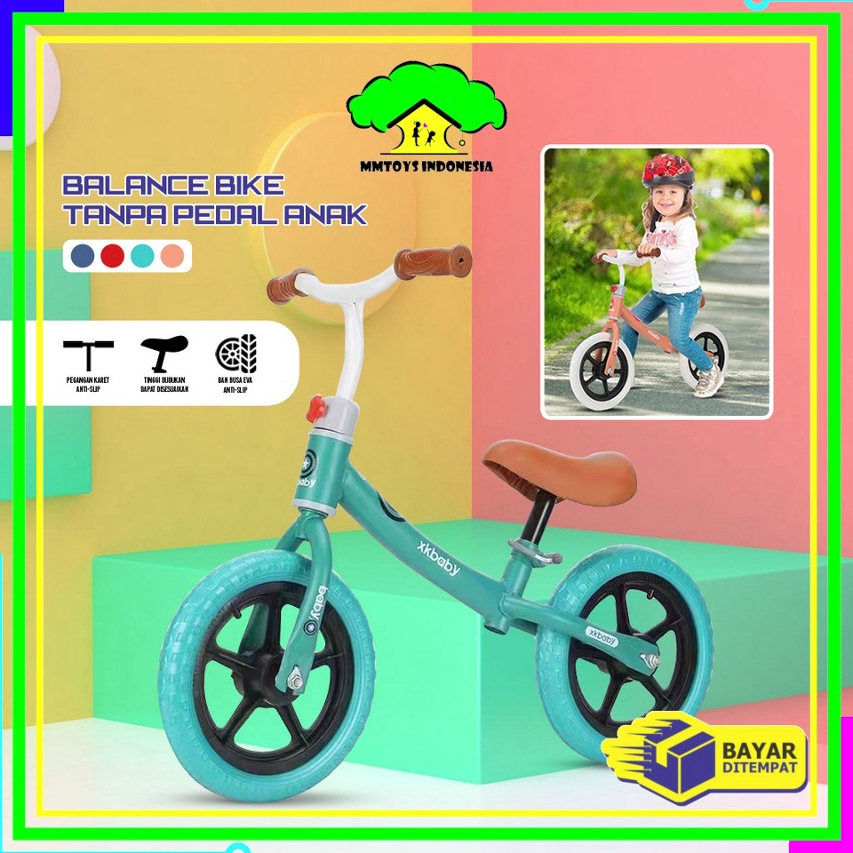 PALING DICARI. MI-M261 Sepeda Keseimbangan Anak Tanpa Pedal / Sepeda Push Bike Balance Anak Roda 2 /