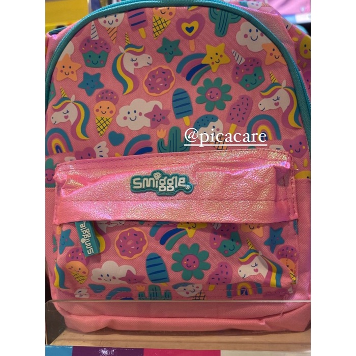 Smiggle Teeny Tiny Gold Series Unicorn Tas Ransel Anak TK Original new