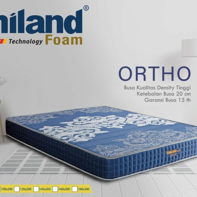 Kasur Busa Uniland Ortho 120x200 cm Tebal 20 Cm Orthopedic
