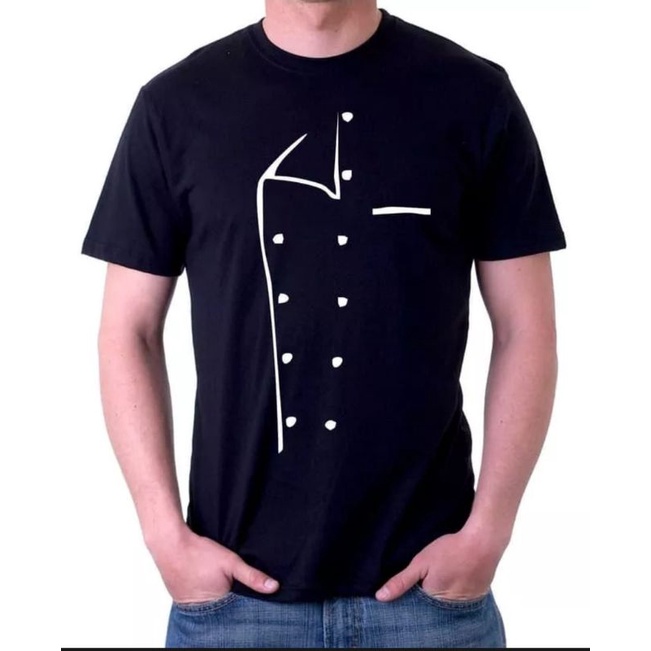KAOS SILUET CHEF JURU MASAK DAPUR//BAJU CHEF