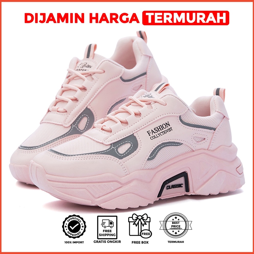 Menarik Luxus Tiffany Sepatu Sneakers Pamelo  Ulzzang - Lx226