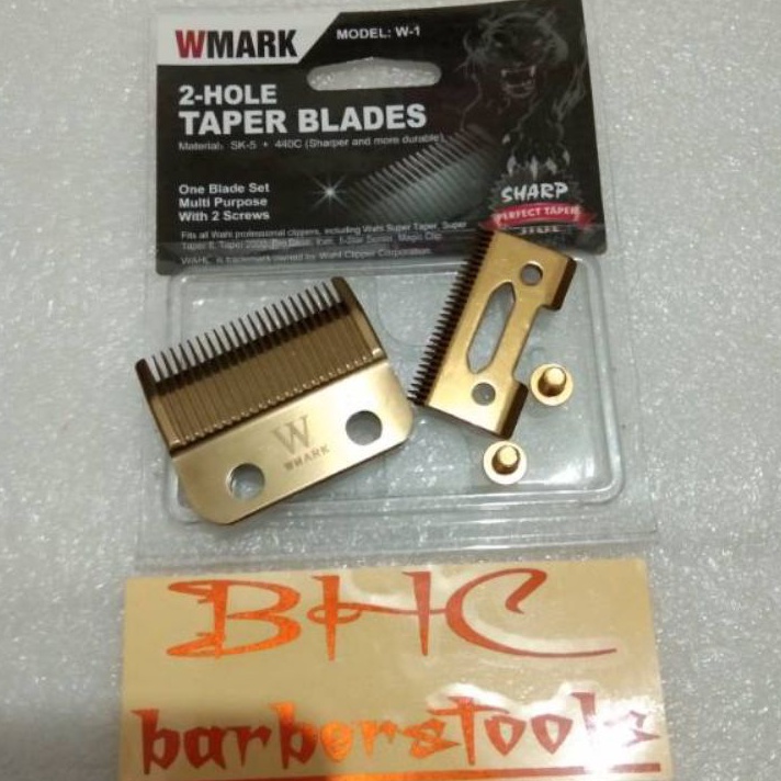 Terupdate BLADE WMARK W1 Pisau gigi mesin cukur blade taper super taper mata pisau alat potong rambu
