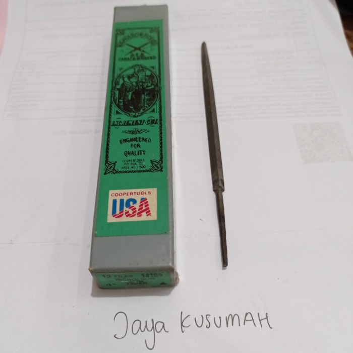 Kikir Gergaji Nicholson 4" Cap Dua Kikir Coopertools Usa 10Cm