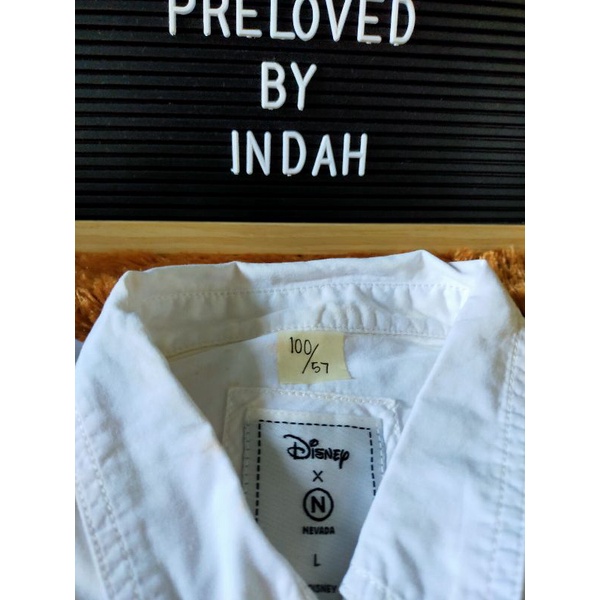 preloved kemeja disney x nevada