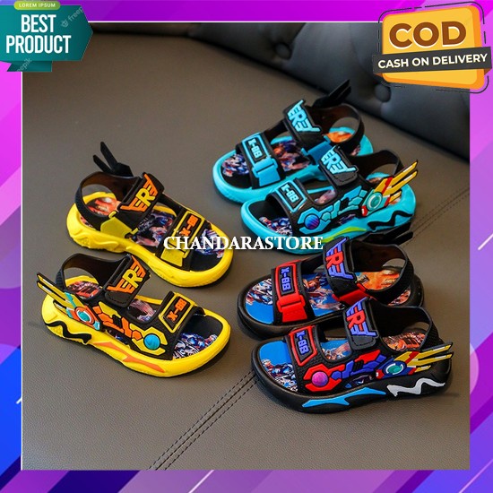 Sandal Anak Cowok Karakter Lucu Balita Kecil Murah 8 9 10 11 Tahun Sendal Gunung Anak Kekinian Senda