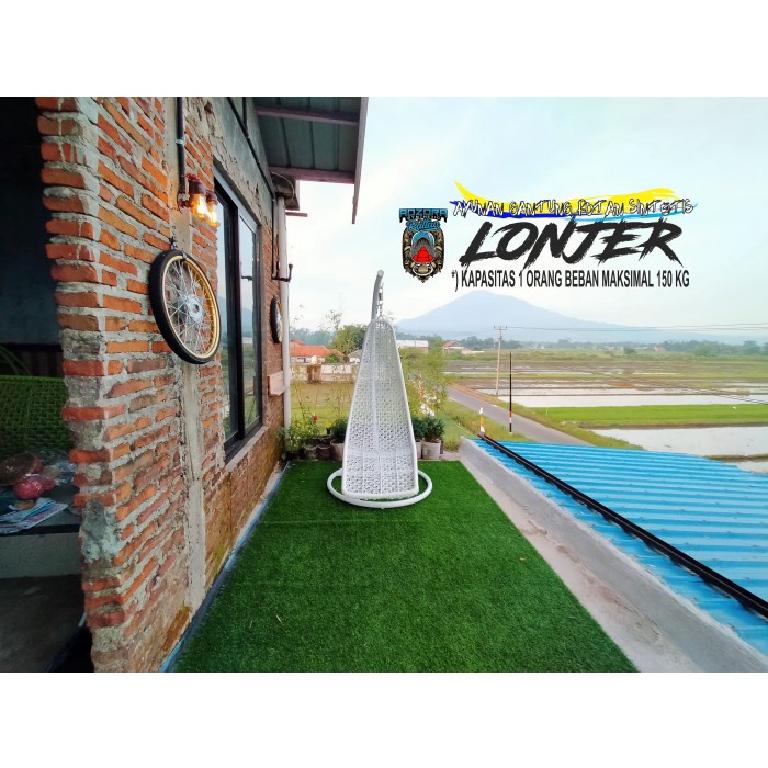 Terlaris Ayunan Gantung Rotan Sintetis Lonjer