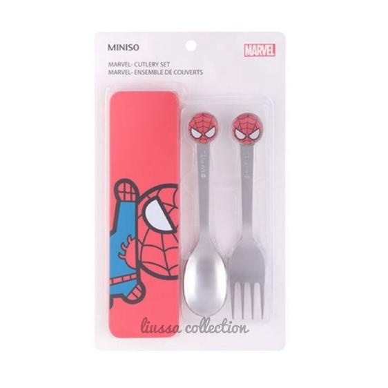 Grosir Alat Makan Miniso - Marvel Cutlery Set Msx