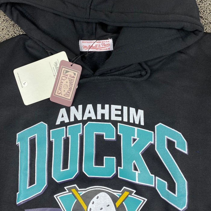 PROMO HOODIE MITCHELL NESS ANAHEIM DUCKS TERLARIS