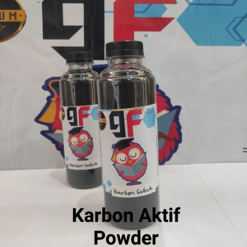 activ charcoal powder karbon aktif kosmetik grade murni 100gr