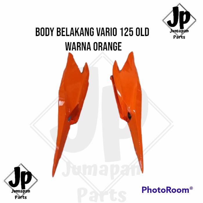 Cover Body Belakang Honda Vario 125 Old Warna Orange Original