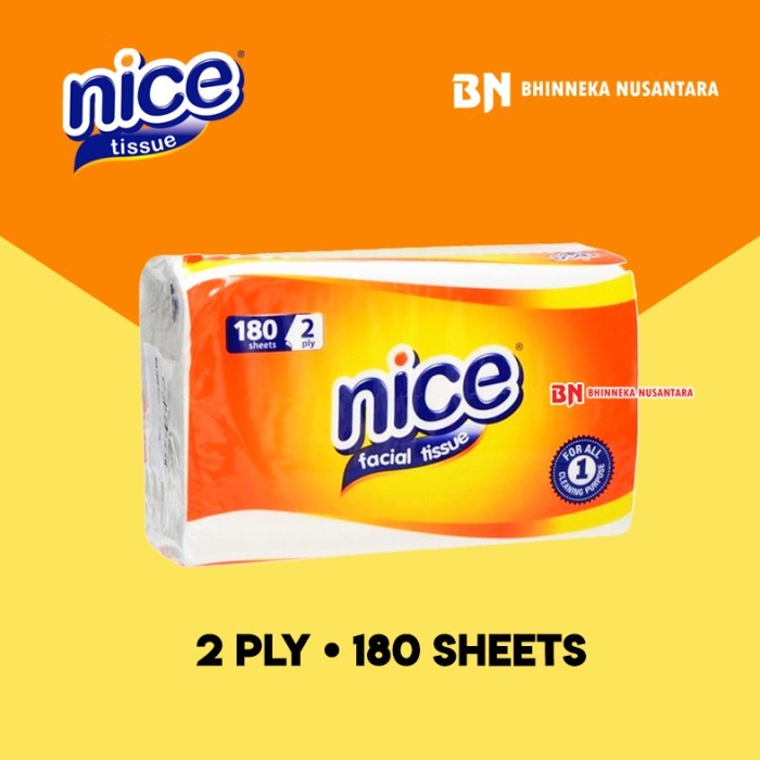 Nice Facial Tissue Softpa 180 Sheet [1 Dus/60 Pa]